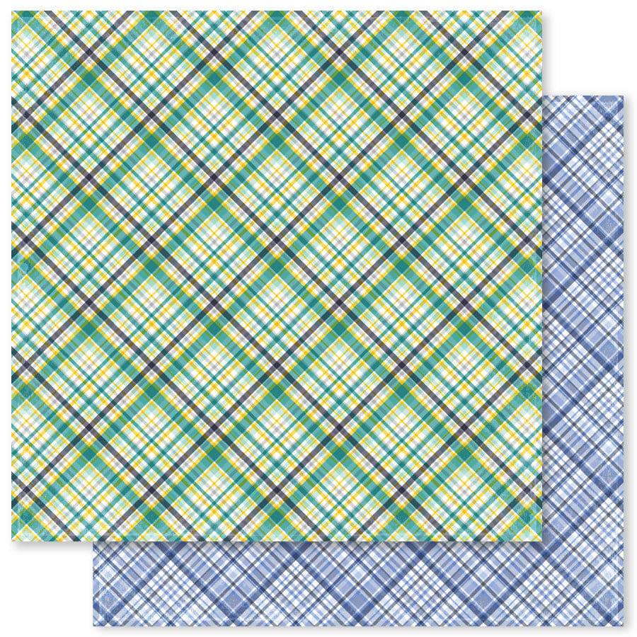 Fun Plaid D 12x12 Paper (12pc Bulk Pack) 20489 - Paper Rose Studio