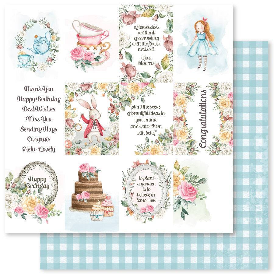 Garden Party E 12x12 Paper (12pc Bulk Pack) 23989 - Paper Rose Studio