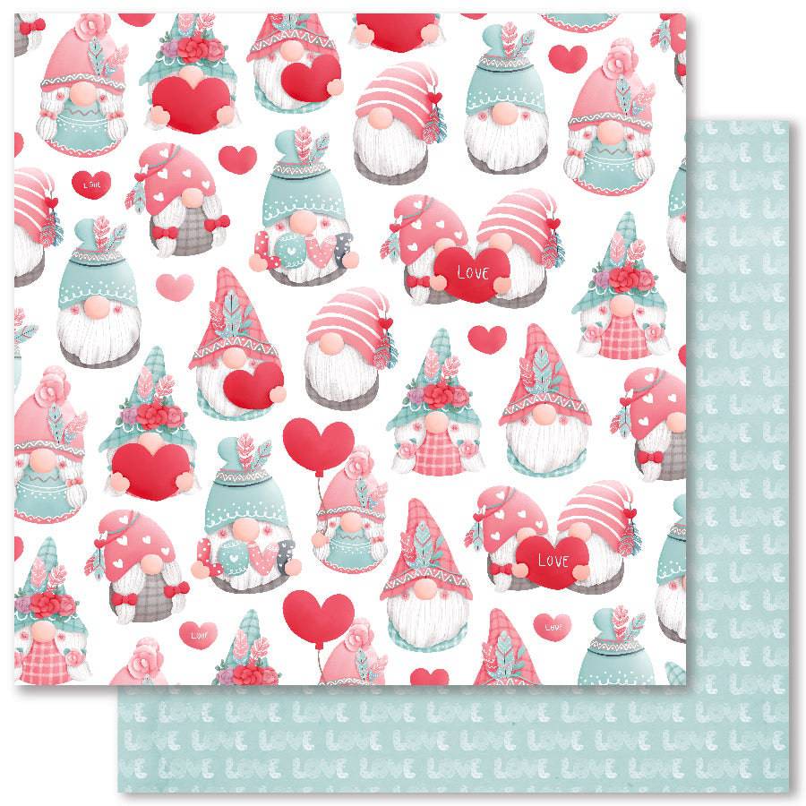 Gnomie Hugs A 12x12 Paper (12pc Bulk Pack) 29074 - Paper Rose Studio