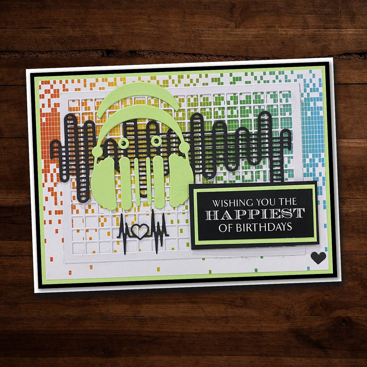 Graph Paper Rectangle Metal Cutting Die 19601 - Paper Rose Studio