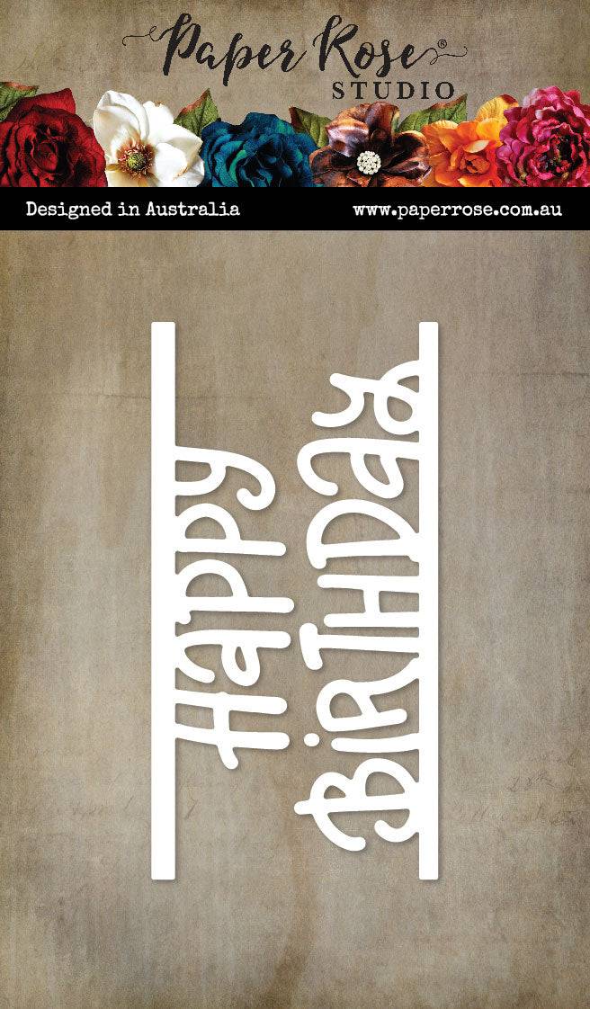 Happy Birthday Border Metal Die 28609 - Paper Rose Studio