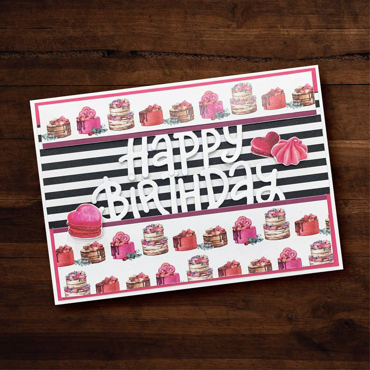 Happy Birthday Border Metal Die 28609 - Paper Rose Studio