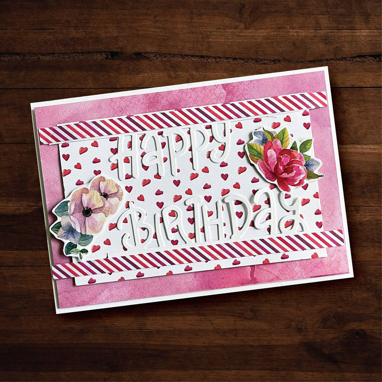 Happy Birthday Border Metal Die 28609 - Paper Rose Studio