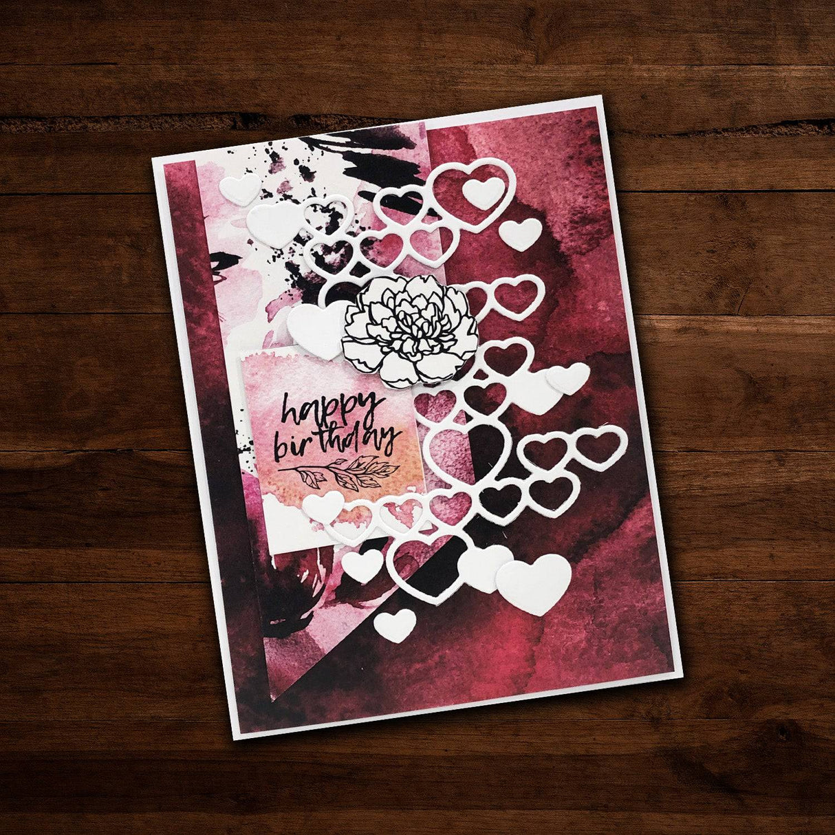 Heart Stack Texture Metal Cutting Die 26002 - Paper Rose Studio