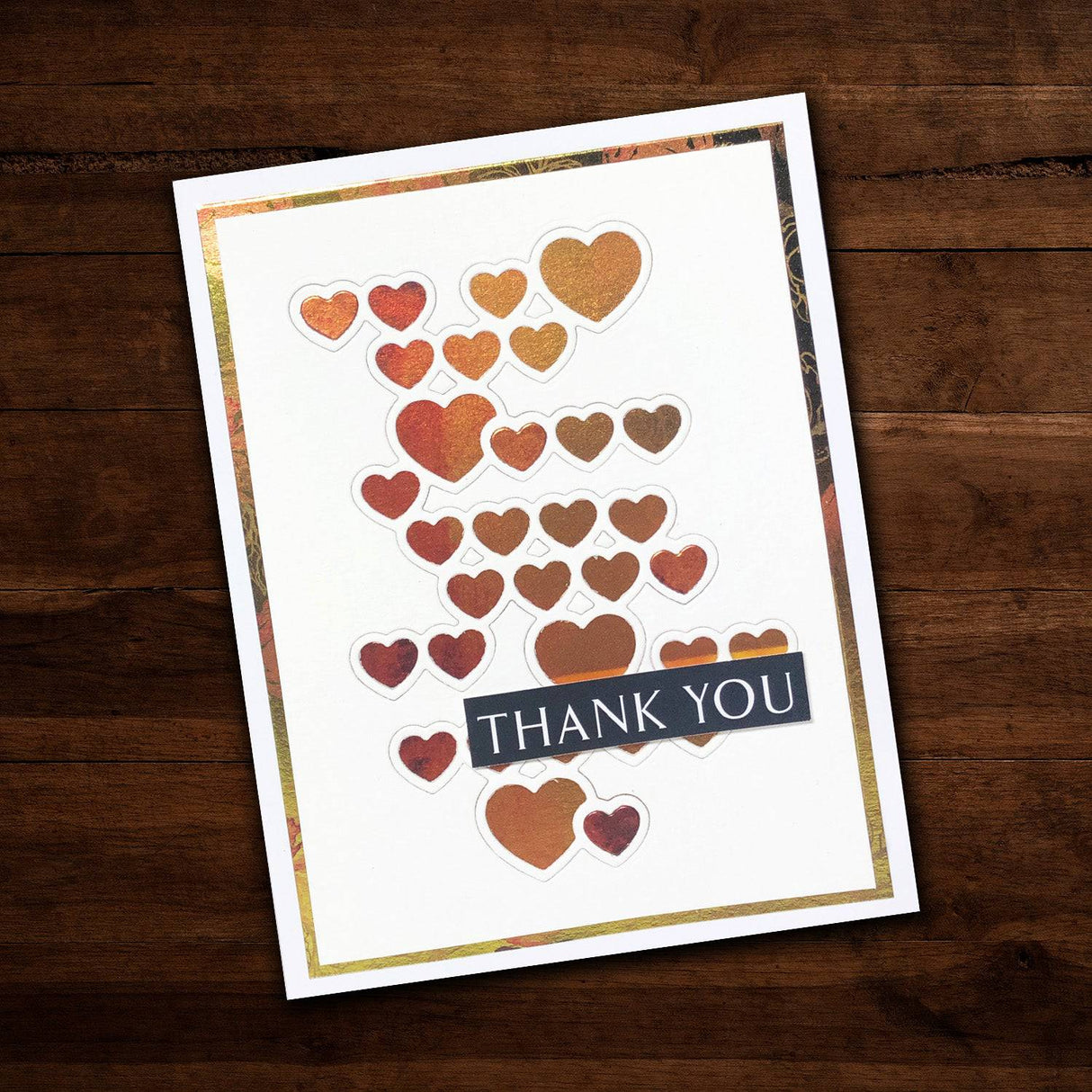 Heart Stack Texture Metal Cutting Die 26002 - Paper Rose Studio