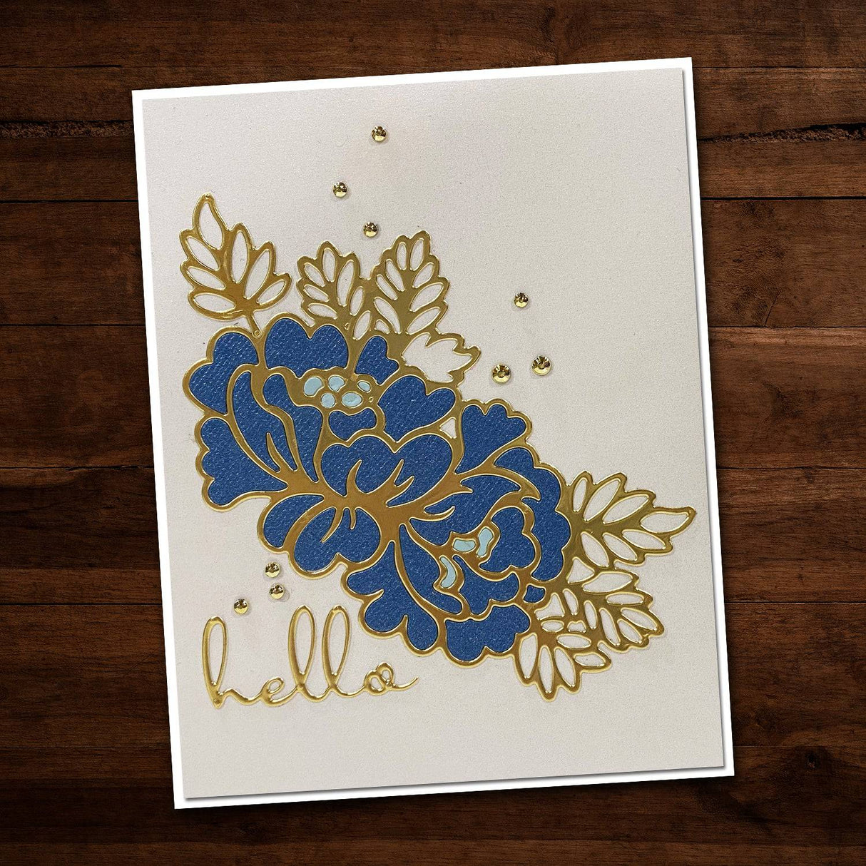 Hello Fine Script Layered Metal Cutting Die 19706 - Paper Rose Studio