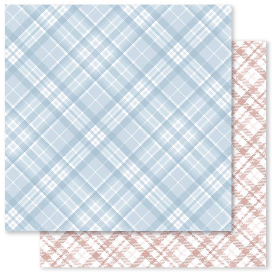 Home for Christmas Plaids A 12x12 Paper (12pc Bulk Pack) 26776 - Paper Rose Studio