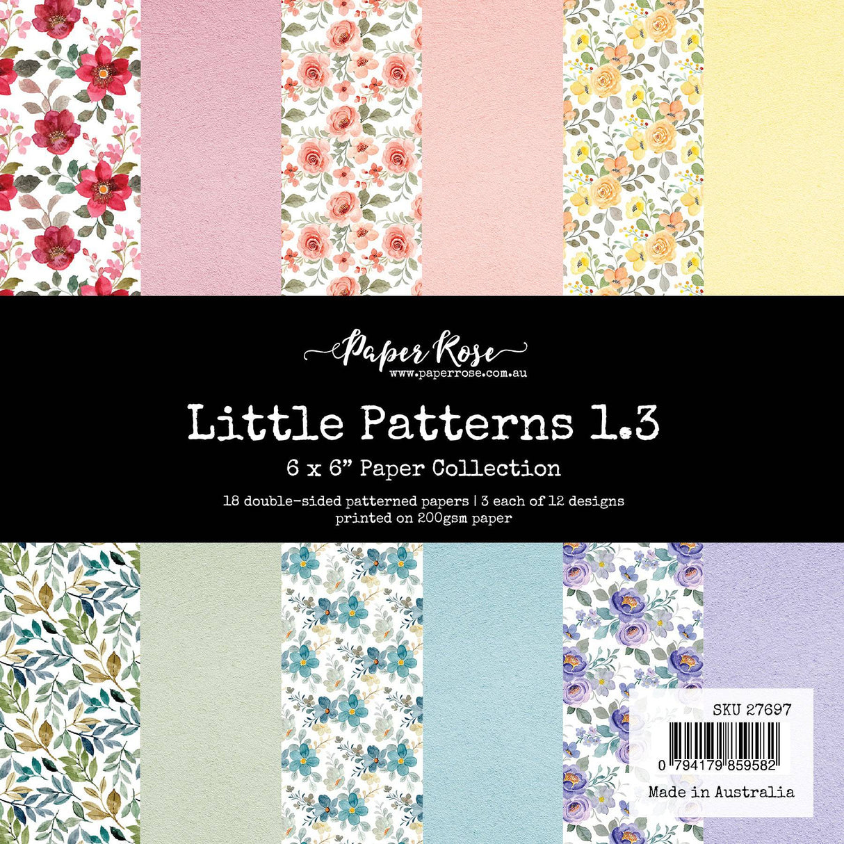 Little Patterns 1.3 6x6 Paper Collection 27697 - Paper Rose Studio