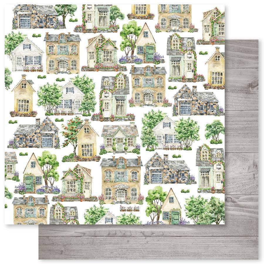 Little Village A 12x12 Paper (12pc Bulk Pack) 26044 - Paper Rose Studio