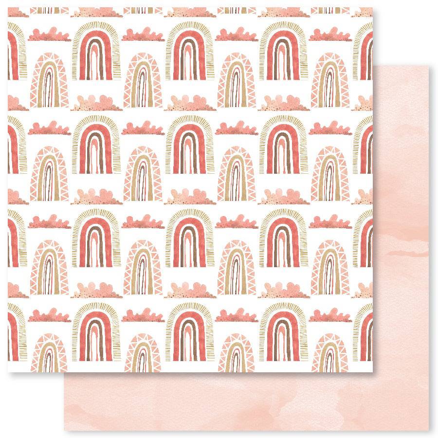 Love and Rainbows D 12x12 Paper (12pc Bulk Pack) 26239 - Paper Rose Studio
