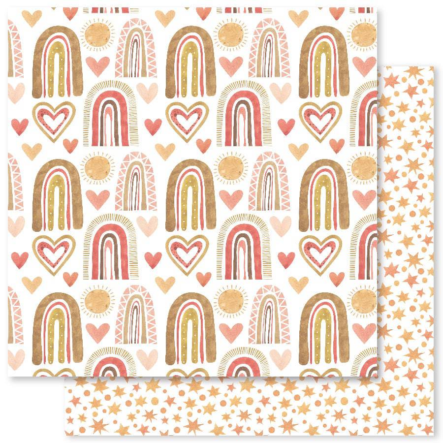 Love and Rainbows E 12x12 Paper (12pc Bulk Pack) 26242 - Paper Rose Studio