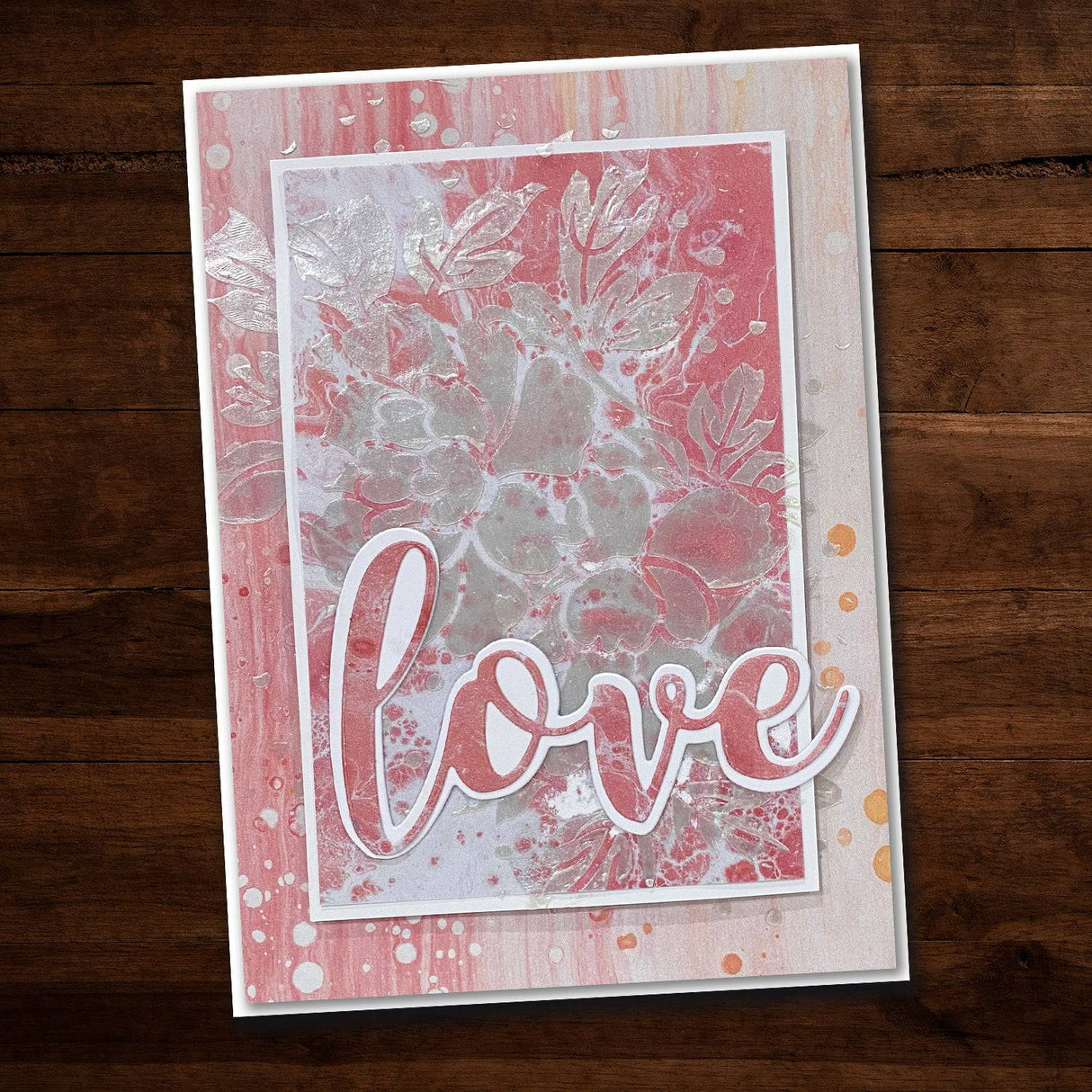 Love Large Layered Word Metal Die Set 18042 - Paper Rose Studio
