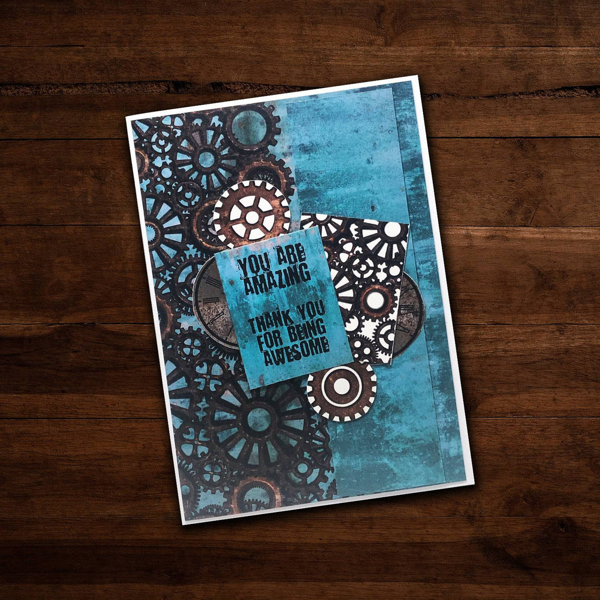 Mechanical 12x12 Paper Collection 27007 - Paper Rose Studio