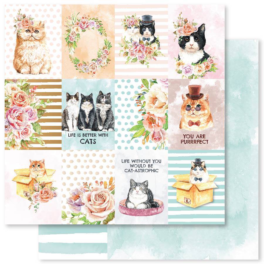 Miss Penelope C 12x12 Paper (12pc Bulk Pack) 20928 - Paper Rose Studio