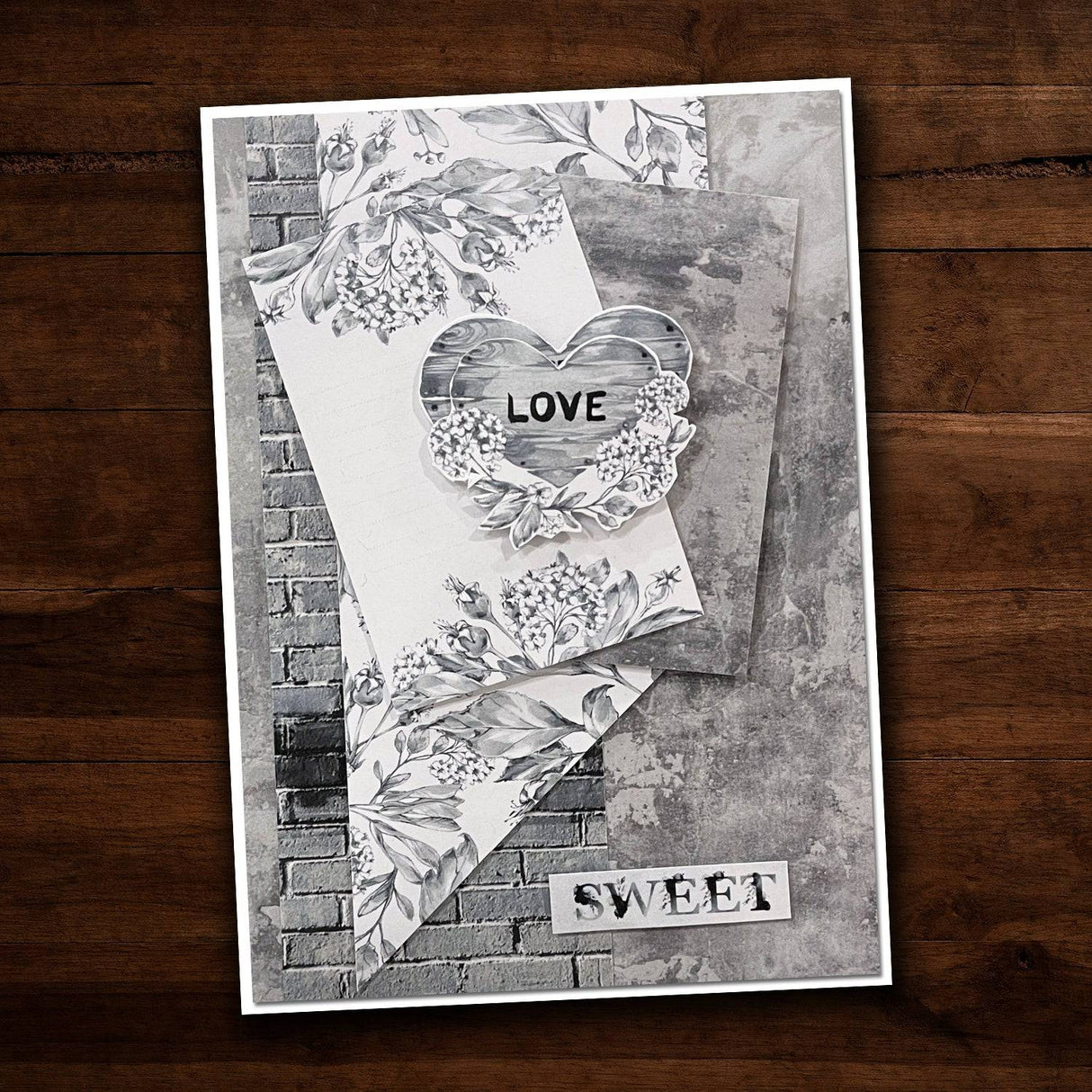 Monochrome Garden 6x6 Paper Collection 24754 - Paper Rose Studio