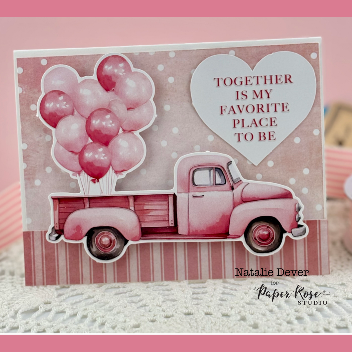 Sweet Valentine Embossed Die Cuts 33069 - Paper Rose Studio