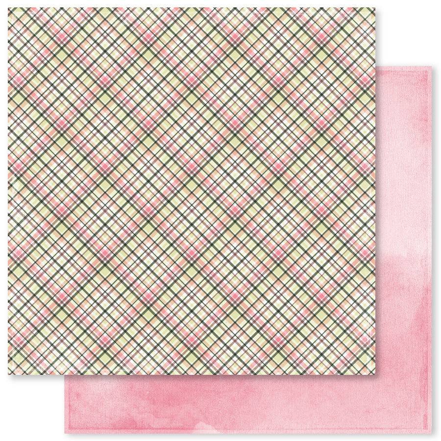 Plaid & Watercolour Mix D 12x12 Paper (12pc Bulk Pack) 20423 - Paper Rose Studio