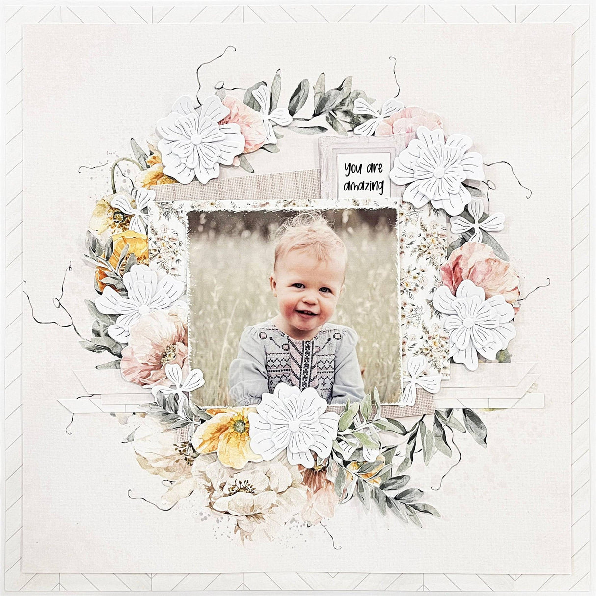 Poppy Field D 12x12 Paper (12pc Bulk Pack) 25792 - Paper Rose Studio