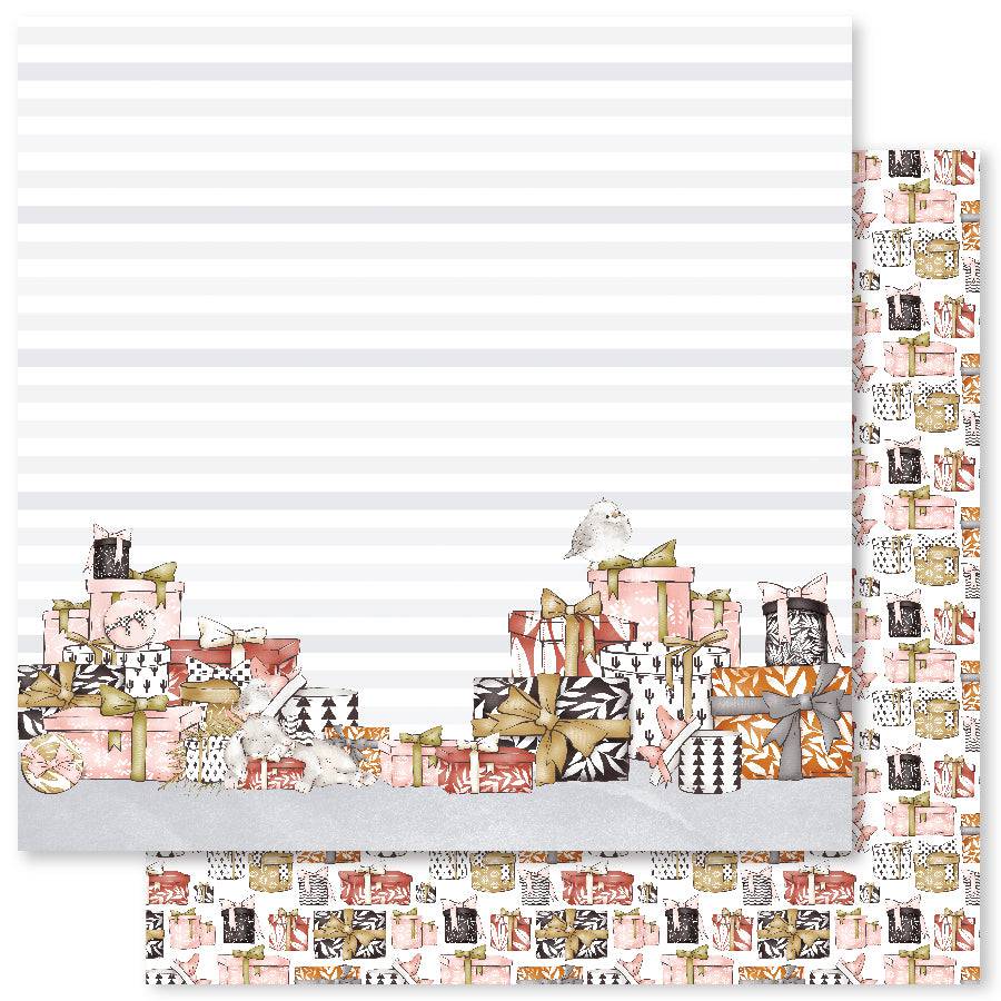 Pretty in Pink Christmas D 12x12 Paper (12pc Bulk Pack) 27751 - Paper Rose Studio
