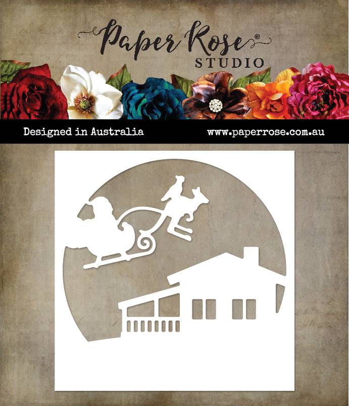 Santa's Aussie Christmas Metal Cutting Die 26011 - Paper Rose Studio