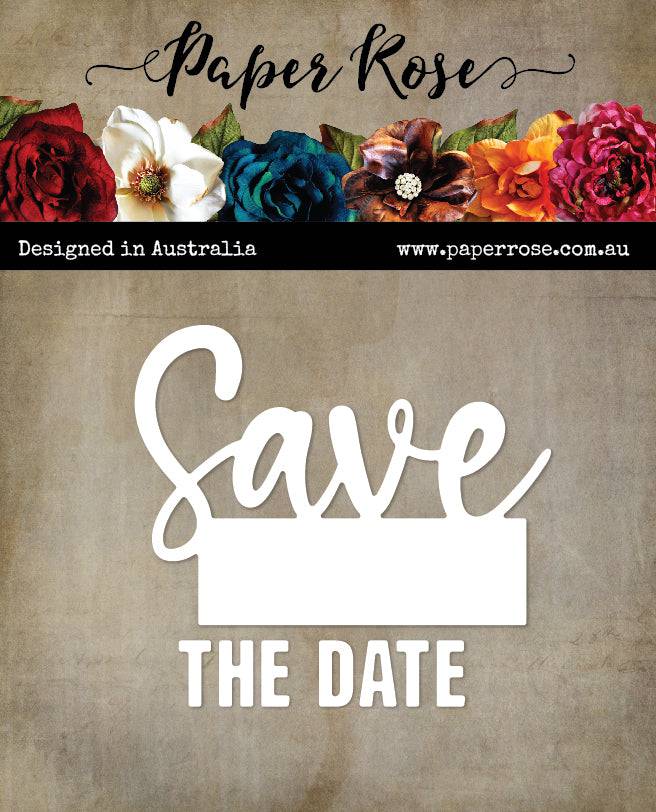 Save the Date Block Metal Cutting Die 28918 - Paper Rose Studio