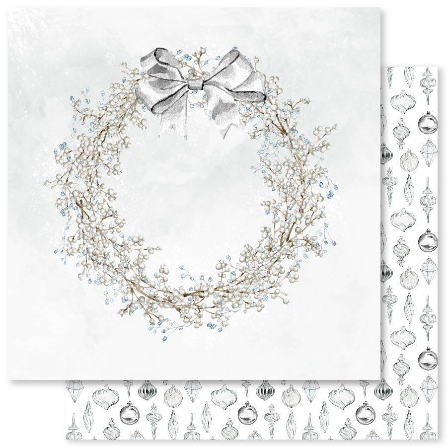 Silver Bells 1 B 12x12 Paper (12pc Bulk Pack) 26803 - Paper Rose Studio