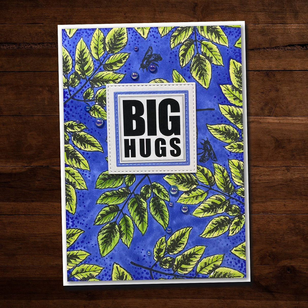 Sketchy Floral - Hello 4x6" Clear Stamp Set 19075 - Paper Rose Studio