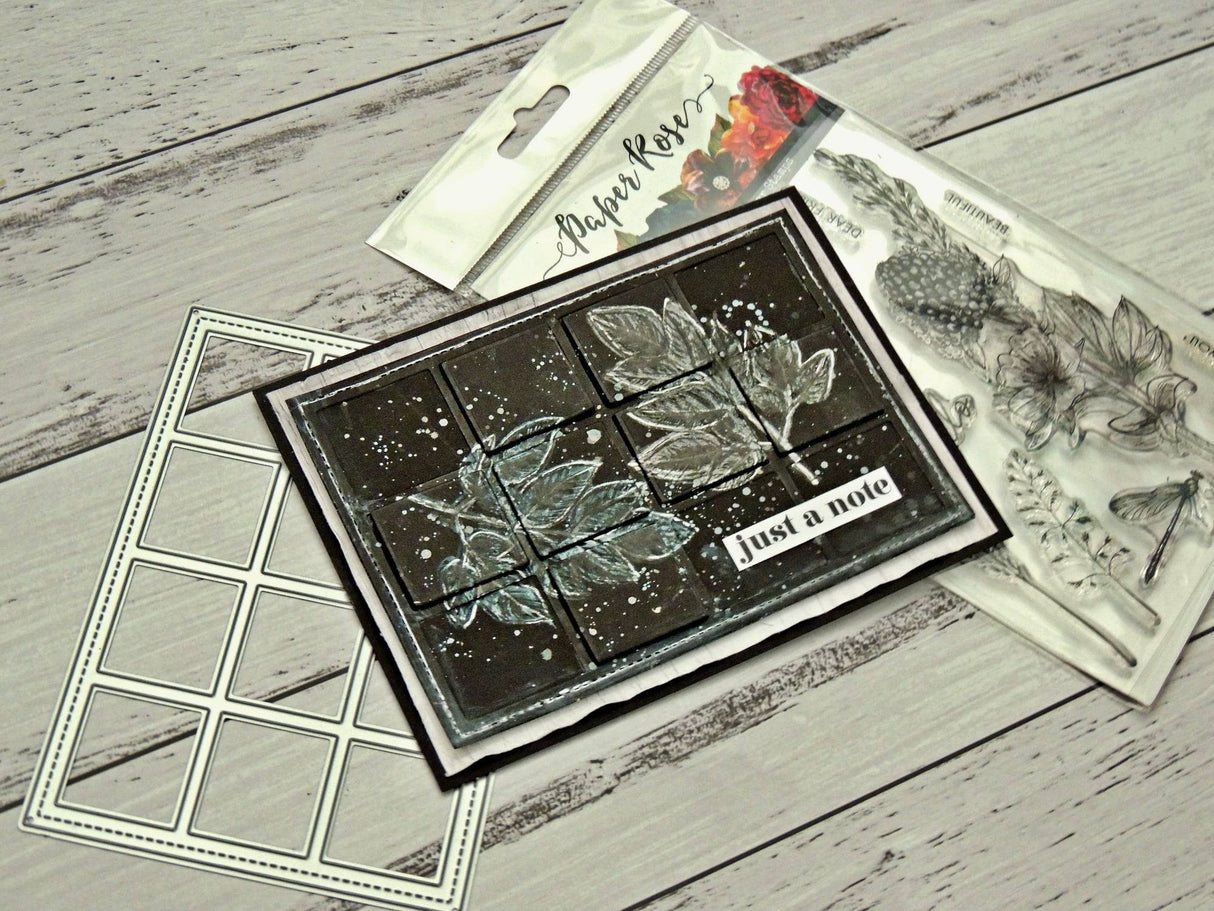 Sketchy Floral - Hello 4x6" Clear Stamp Set 19075 - Paper Rose Studio