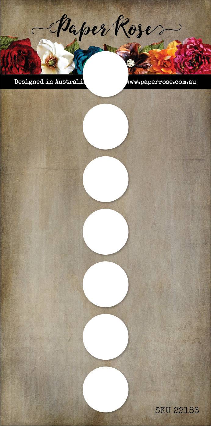 Slimline Circle Strip Metal Cutting Die Bundle - 0.75" 1" 1.25" 22180 22183 22186