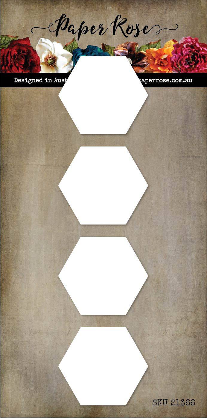 Slimline Hexie Card Creator Metal Die Bundle - 21189 21246 21366