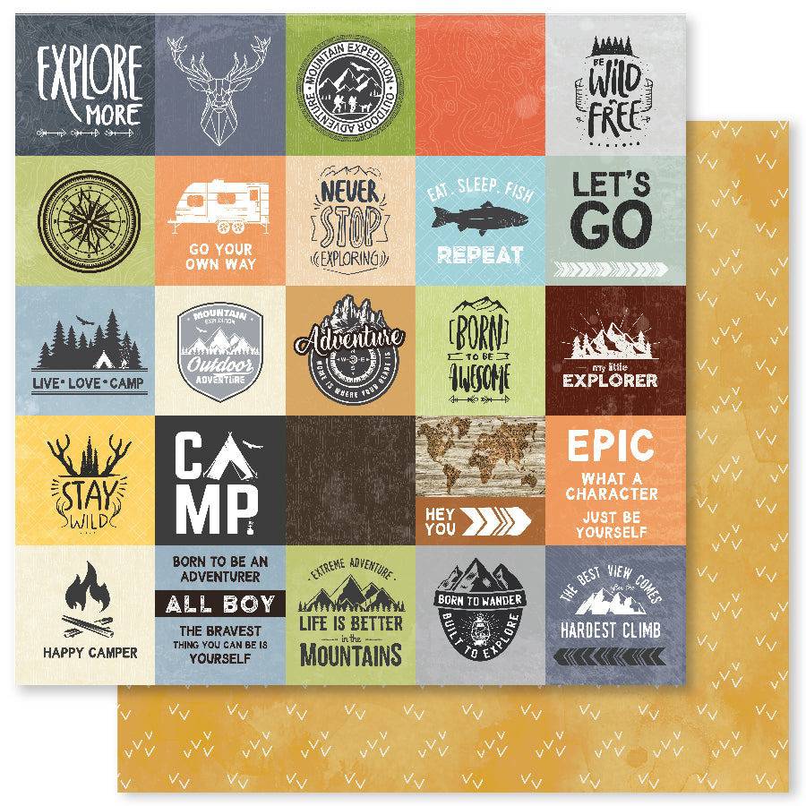 Stay Wild B 12x12 Paper (12pc Bulk Pack) 20727 - Paper Rose Studio