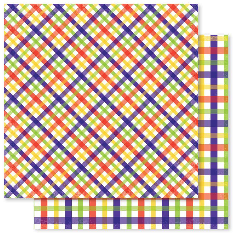 Summer Plaid A 12x12 Paper (12pc Bulk Pack) 20240 - Paper Rose Studio