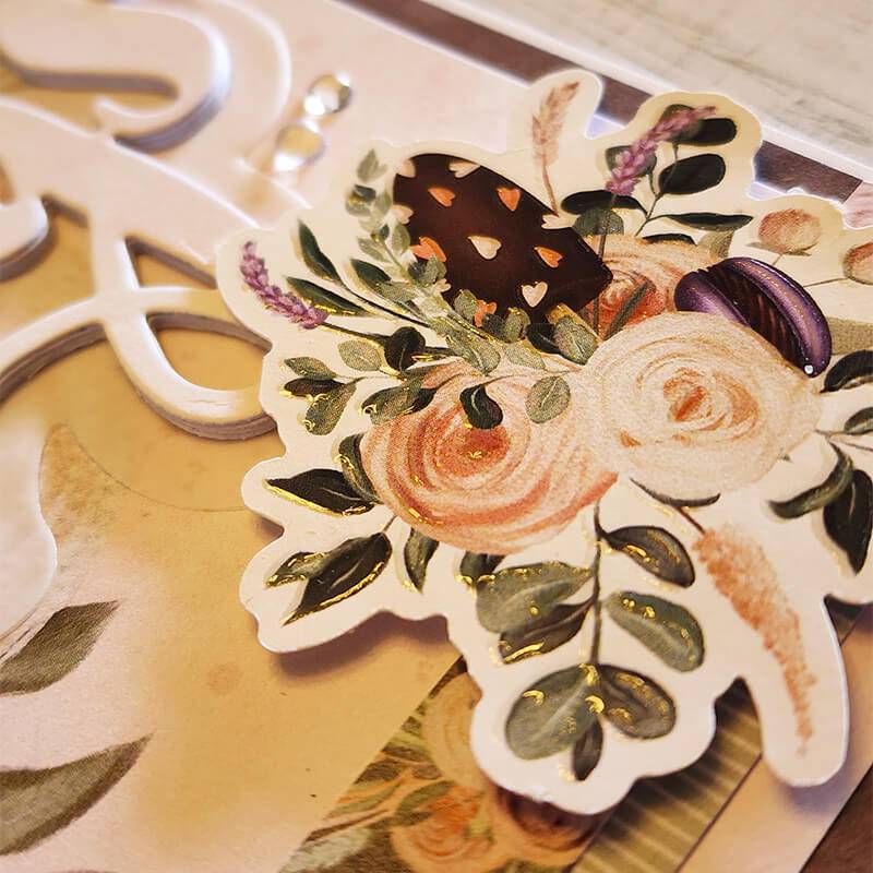 Sweet Bouquet Embossed Die Cuts 29979 - Paper Rose Studio