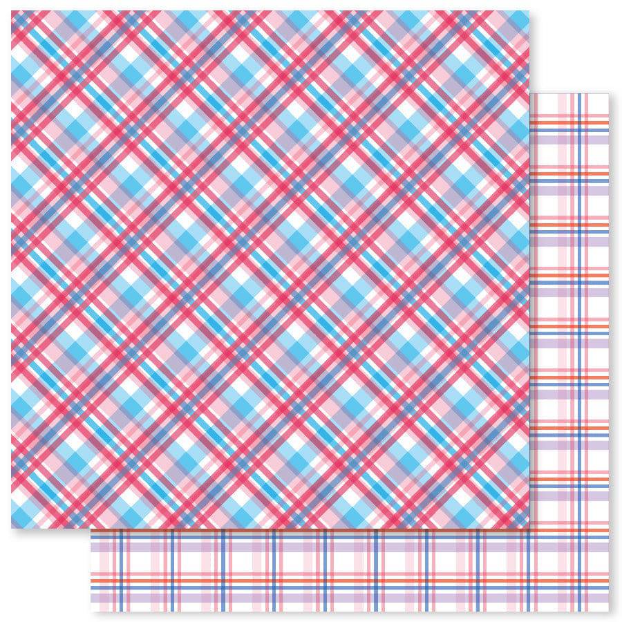 Sweet Plaids E 12x12 Paper (12pc Bulk Pack) 25036 - Paper Rose Studio