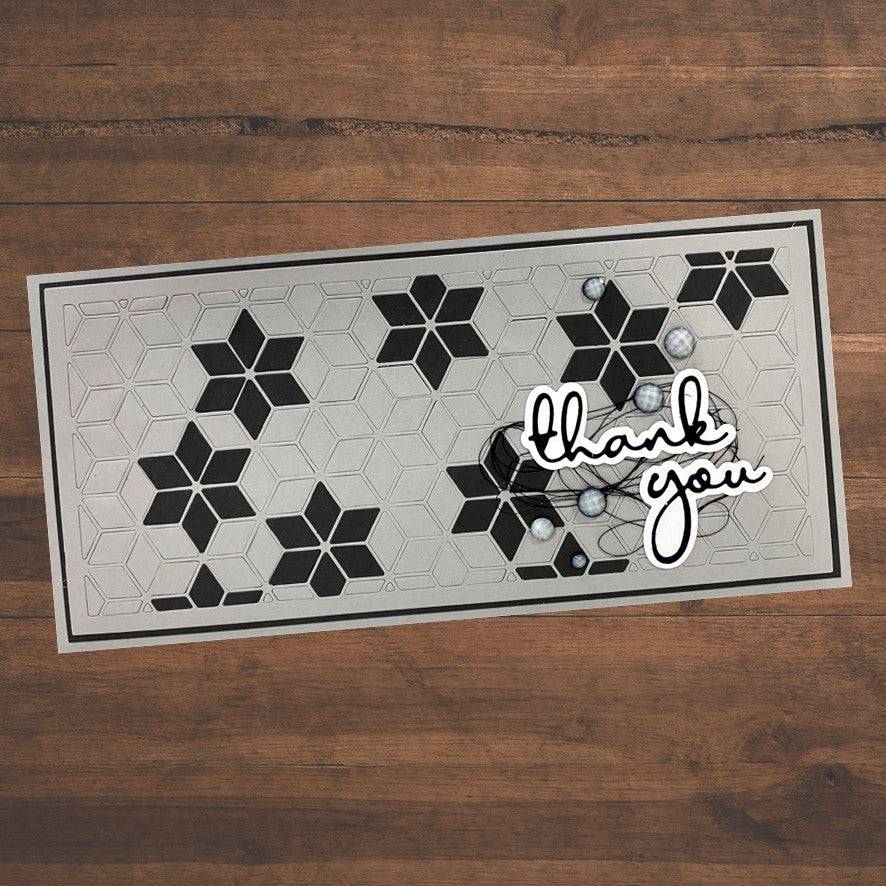 Thank You Fine Script Layered Metal Cutting Die 20907 - Paper Rose Studio