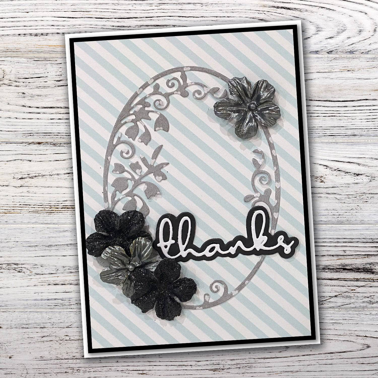 Thanks Fine Script Layered Metal Cutting Die 19667 - Paper Rose Studio