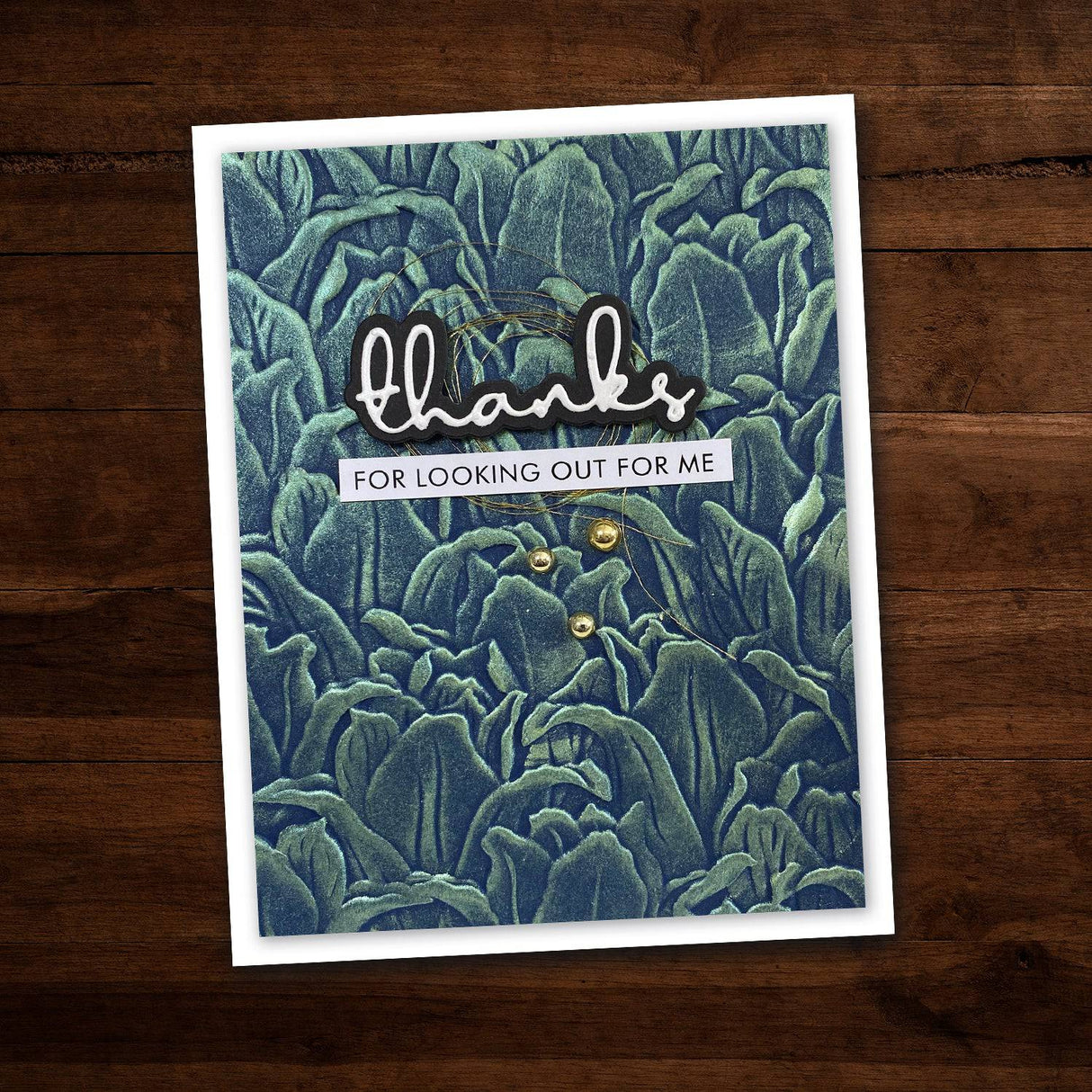 Thanks Fine Script Layered Metal Cutting Die 19667 - Paper Rose Studio