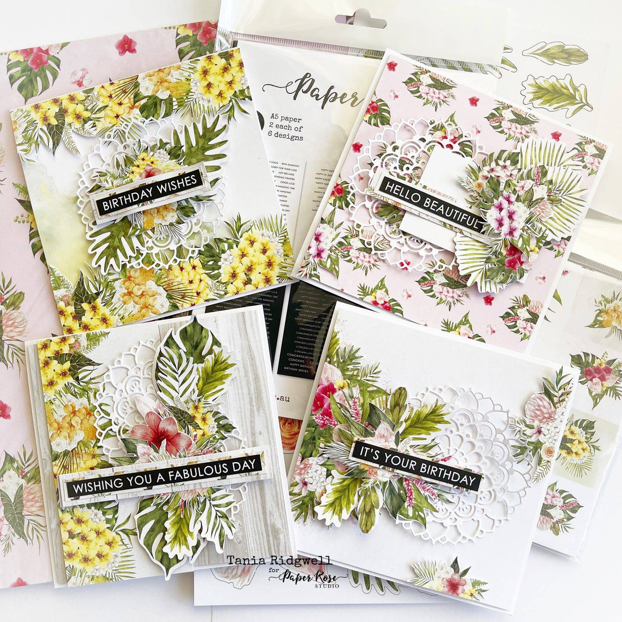 Tropical Summer Patterns 6x6 Paper Collection 24880 - Paper Rose Studio