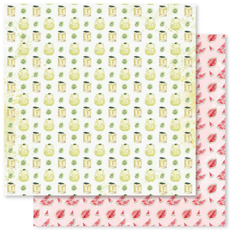 Tropical Summer Patterns A 12x12 Paper (12pc Bulk Pack) 24862 - Paper Rose Studio