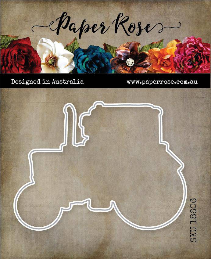 Vintage Tractor Metal Cutting Die Set 18606 - Paper Rose Studio