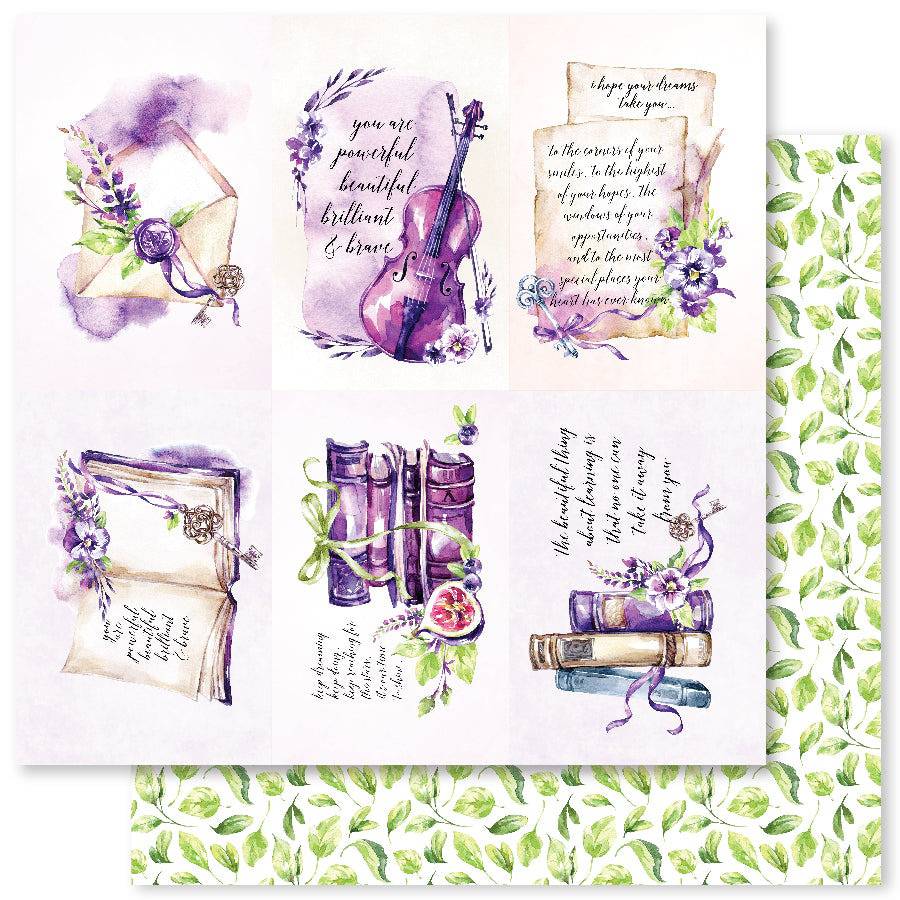Violet Dream A 12x12 Paper (12pc Bulk Pack) 28339 - Paper Rose Studio