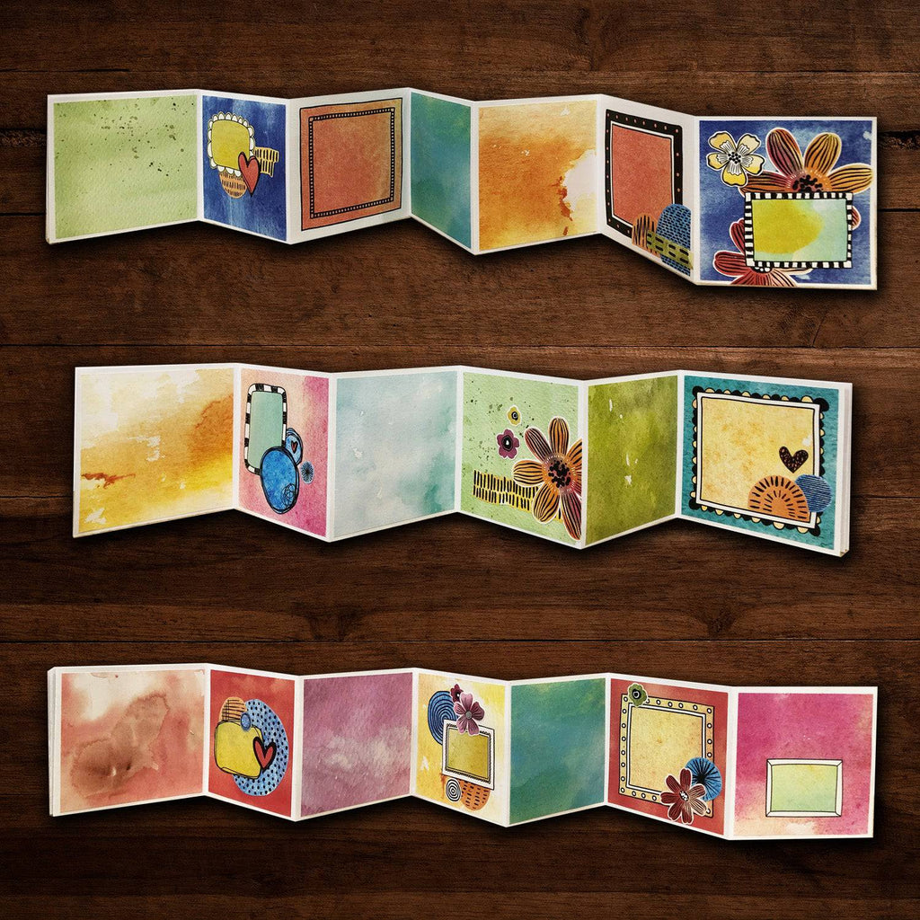 Watercolours & Scribbles 12x12 Paper Collection 26392 - Paper Rose Studio