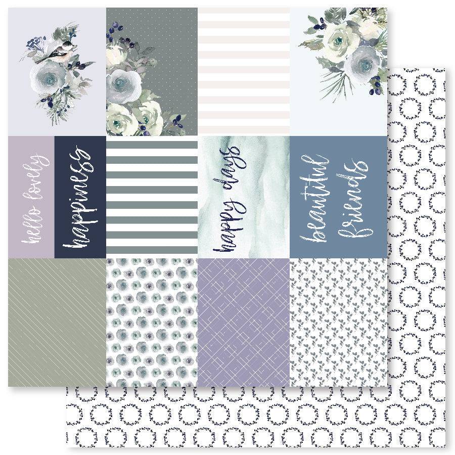 Winter Rose E 12x12 Paper (12pc Bulk Pack) 20700 - Paper Rose Studio