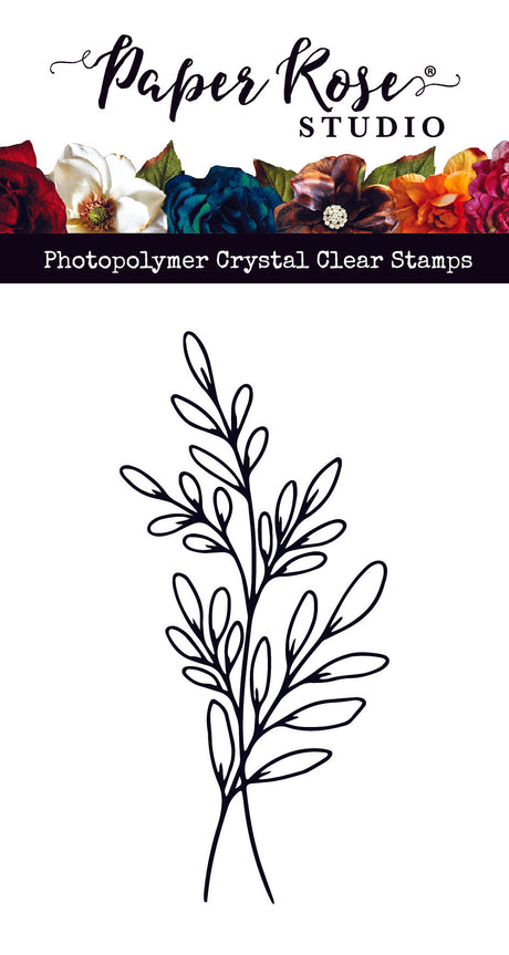 Maya's Garden Leafy Stems Clear Stamp Set 30279 - Paper Rose Studio