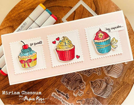 Hey Cupcake 4x6" Clear Stamp Set 19066 - Paper Rose Studio