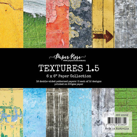 Textures 1.5 6x6 Paper Collection 22252 - Paper Rose Studio