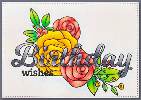 Wonderful Birthday Clear Stamp Set 17658 - Paper Rose Studio