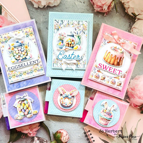 Hop Into Spring Cards & Post-It Note Holders - Jo Herbert