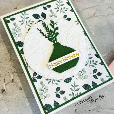 Dear Emma Die Cut & Embossed Card - Jo Herbert