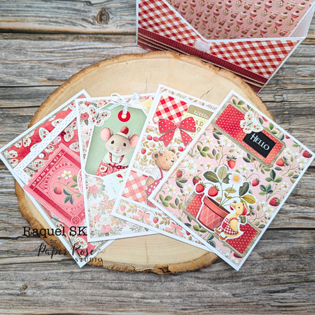 Strawberry Friends Cards & Gift Box - Raquel SK